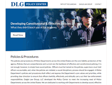 Tablet Screenshot of dlgpolicycenter.com